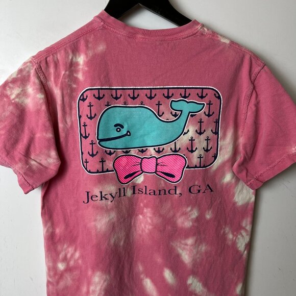 Comfort Colors Jekyll Island GA T Shirt Extra Small XS Adult Pink White Graphic - Picture 15 of 16